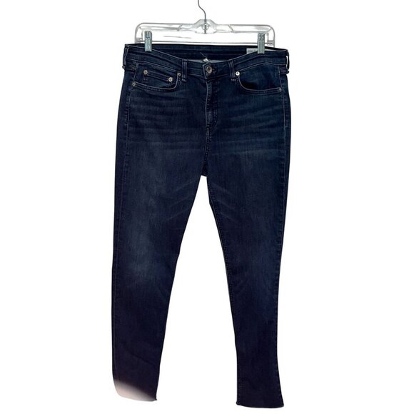 Rag & Bone Blue Cate Mid-Rise Ankle Skinny Jeans Women's Size 31 - Picture 1 of 9